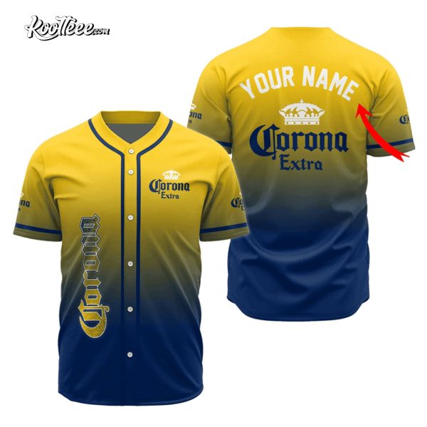 Corona Extra Gradient Personalized Baseball Jersey