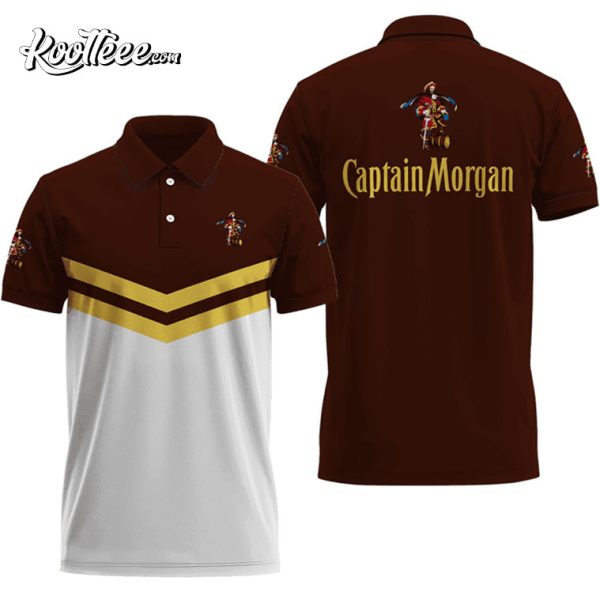 Captain Morgan Brown Polo Shirt