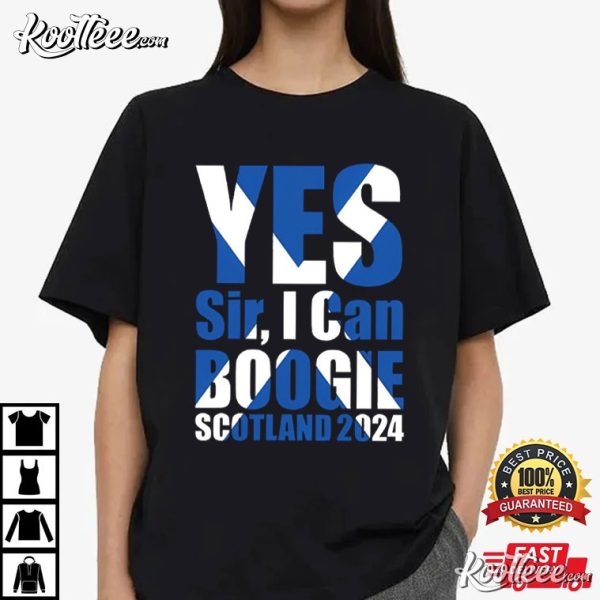 Yes Sir I Can Boogie Scotland Euro 2024 T-Shirt