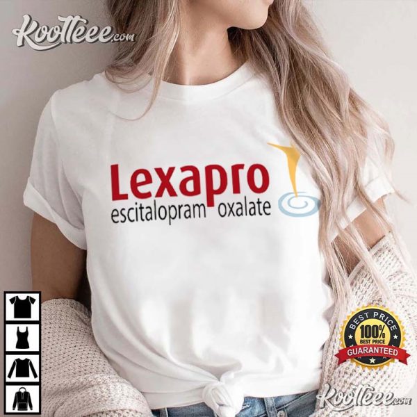 Antidepressant Lexapro Escitalopram Oxalate Mental Health T-Shirt