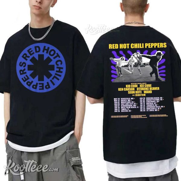 Red Hot Chili Peppers RHCP Fan Gift Tour 2024 T-Shirt