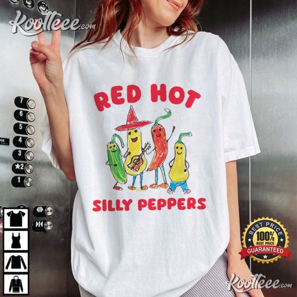 Funny Red Hot Chili Peppers Silly Peppers T-Shirt