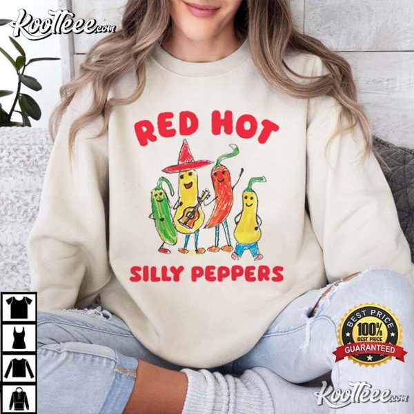 Funny Red Hot Chili Peppers Silly Peppers T-Shirt