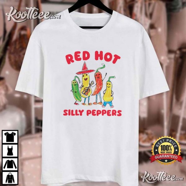 Funny Red Hot Chili Peppers Silly Peppers T-Shirt