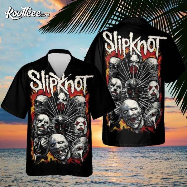 Slipknot Band Classic Heavy Metal Hawaiian Shirt