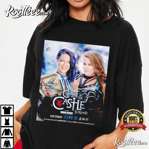 Bayley Vs Piper Niven WWE Clash At The Castle Womens Championship T-Shirt