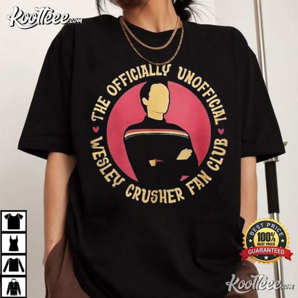 Wil Wheaton The Officially Unofficial Wesley Crusher Fan Club T-Shirt