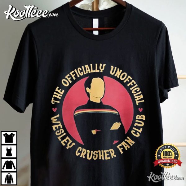 Wil Wheaton The Officially Unofficial Wesley Crusher Fan Club T-Shirt