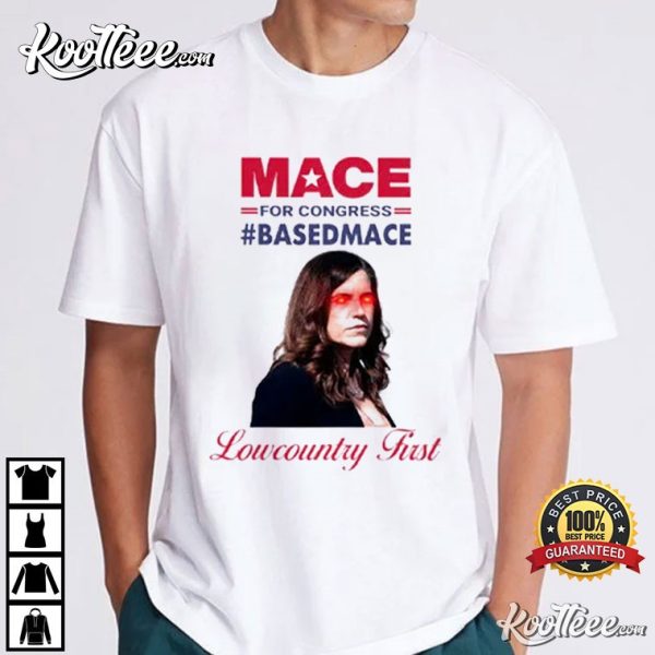 Nancy Mace For Congress Based Mace T-Shirt