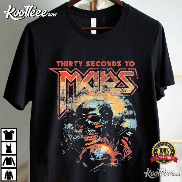 Thirty Seconds To Mars Seasons Tour 2024 Vintage Mars T-Shirt