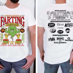 The International Farting Federation Worldwide Farting Championship T Shirt (1)