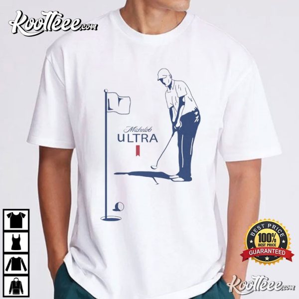 Michelob Ultra Golfing Dad Fathers Day T-Shirt
