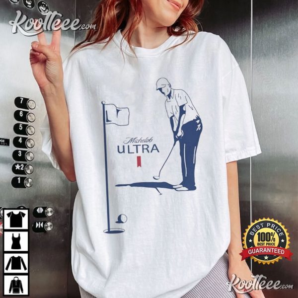 Michelob Ultra Golfing Dad Fathers Day T-Shirt