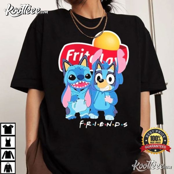 Frito Lay Stitch Bluey Friends T-Shirt