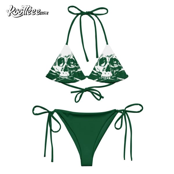 Skull And Bones Gothic Pirate Bikini Swimsuit