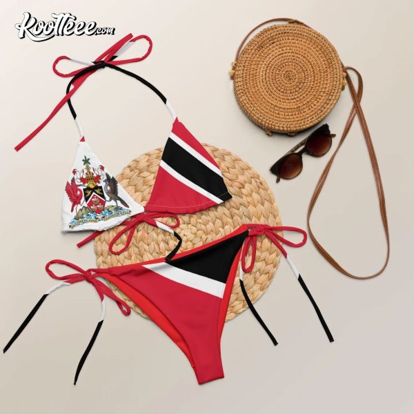 Trinidad Coat Of Arms Caribbean Bikini Swimsuit