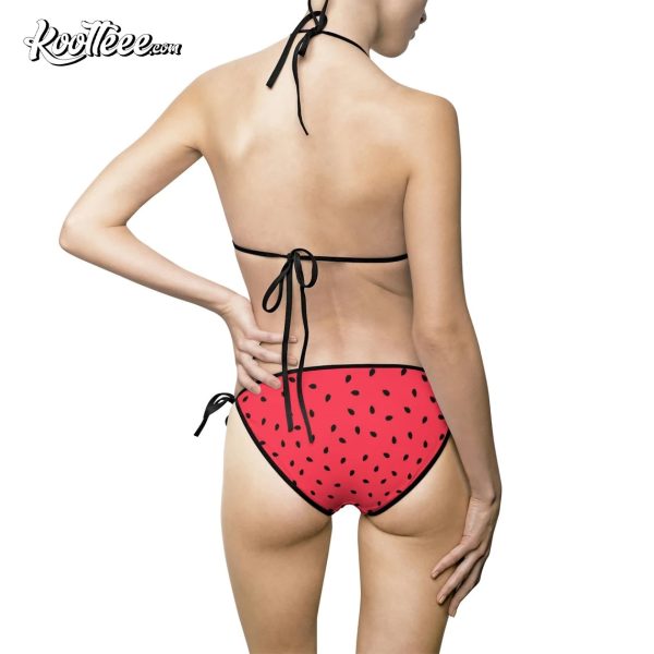 Watermelon Themed Bikini Swimsuit