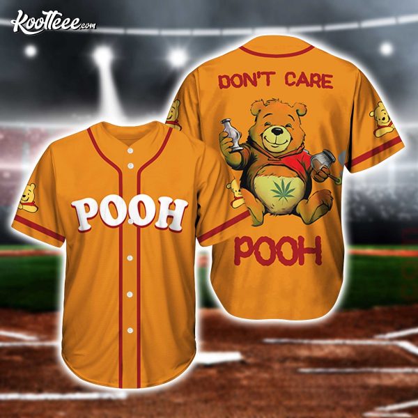 Dont Care Pooh Baseball Jersey