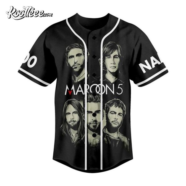 Maroon 5 M5LV The Residency Custom Baseball Jersey