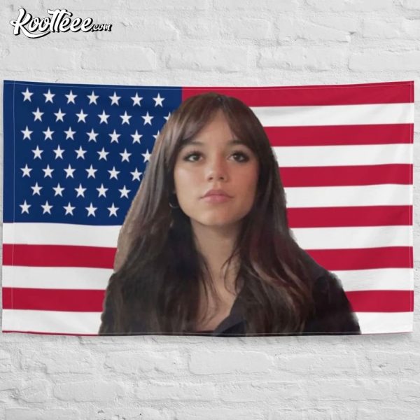 Jenna Ortega American Flag