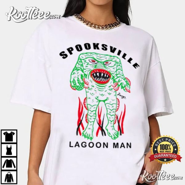 Spooksville Lagoon Man T-Shirt