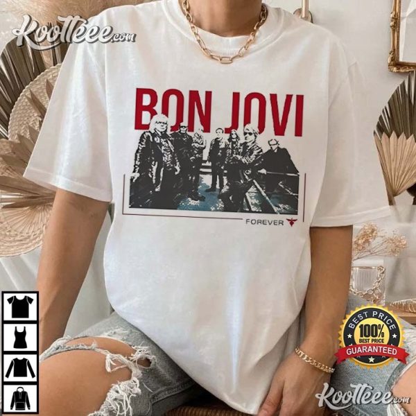 Bon Jovi Forever Band Cut Out T-Shirt