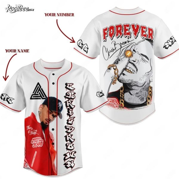 Chris Brown Forever Custom Baseball Jersey