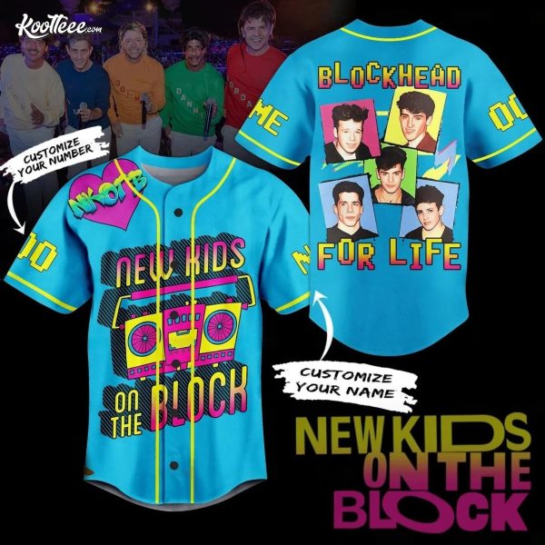 New Kids On The Block Nkotb Custom Baseball Jersey