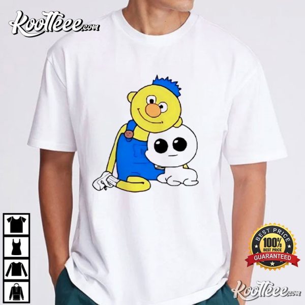 Yellow Guy And Yippee Creature T-Shirt