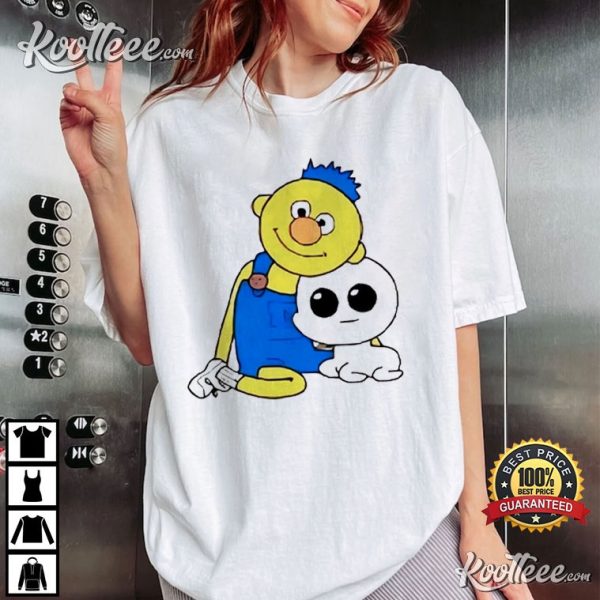 Yellow Guy And Yippee Creature T-Shirt