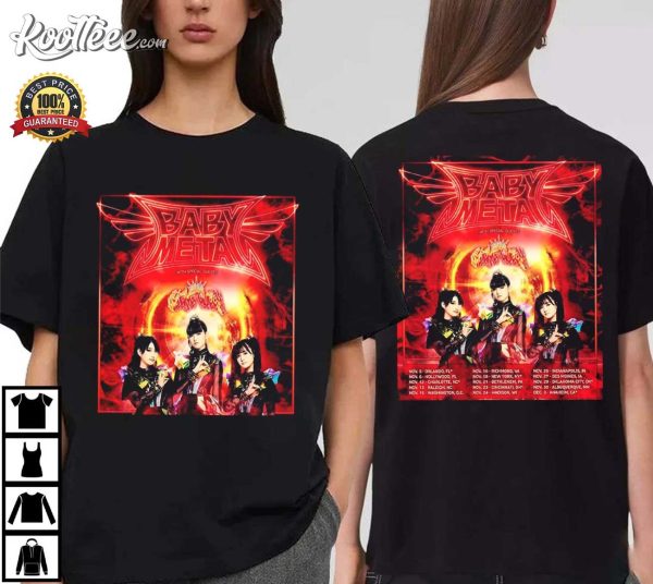 Babymetal 2024 Fall Tour Fan Gift T-Shirt