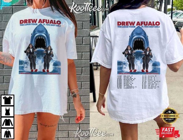 Drew Afualo The Loud Tour 2024 T-Shirt