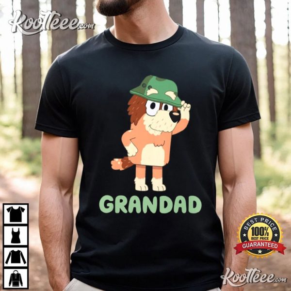 Grandad Bluey Gift For Grandpa T-Shirt