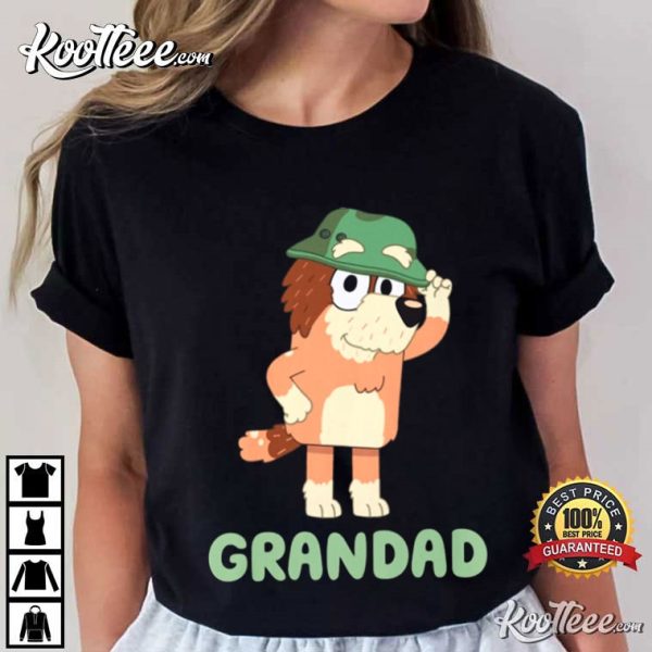 Grandad Bluey Gift For Grandpa T-Shirt