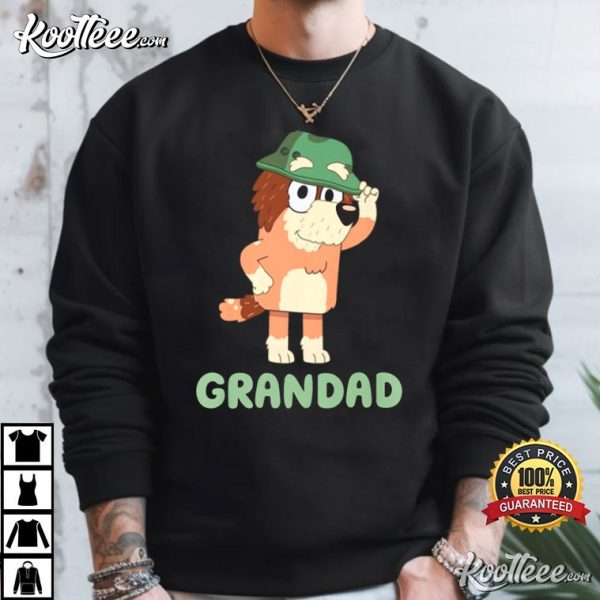 Grandad Bluey Gift For Grandpa T-Shirt