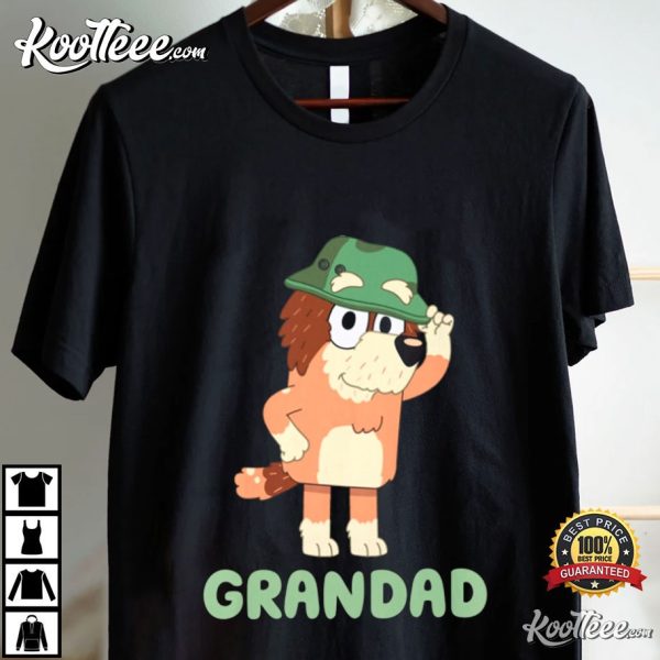 Grandad Bluey Gift For Grandpa T-Shirt