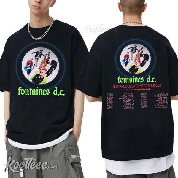 Fontaines DC Tour 2024 Music T-Shirt