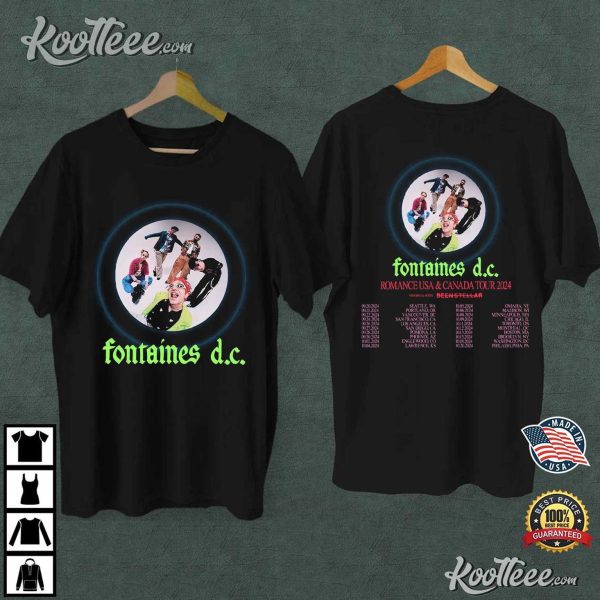 Fontaines DC Tour 2024 Music T-Shirt