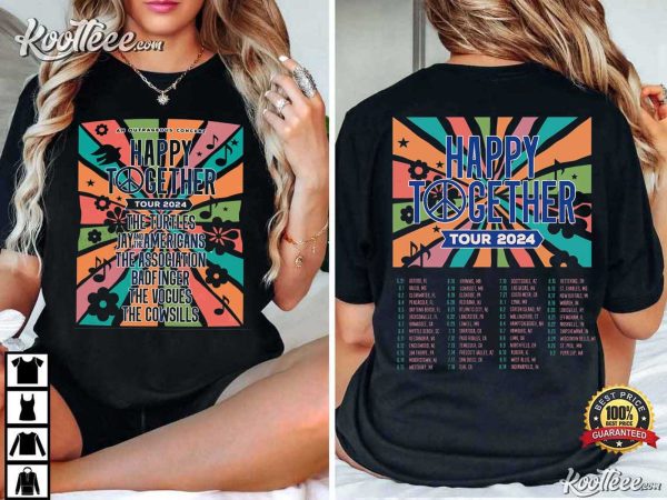 Happy Together Tour 2024 Concert T-Shirt