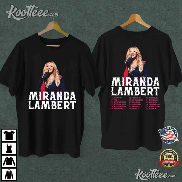 Miranda Lambert Tour 2024 Concert T-Shirt