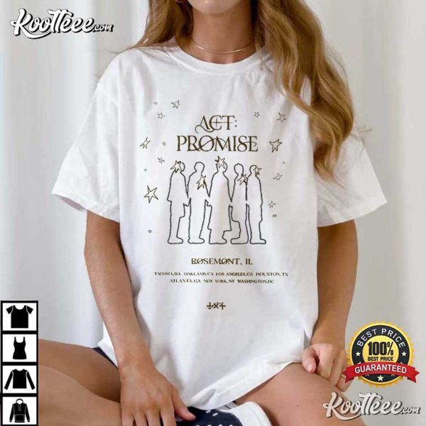 TXT Act Promise Tour Rosemont Kpop T-Shirt