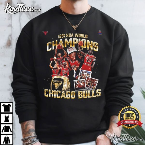 Chicago Bulls June 12 1991 NBA World Champions T-Shirt