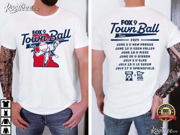 FOX 9 Town Ball Tour 2024 Minnesota T-Shirt