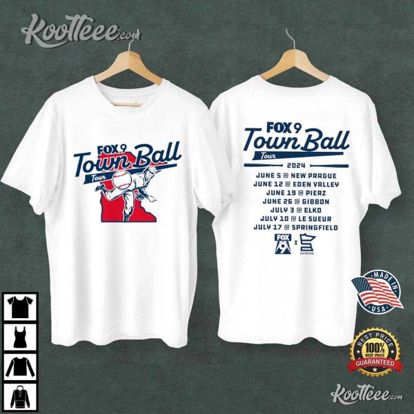 FOX 9 Town Ball Tour 2024 Minnesota T-Shirt