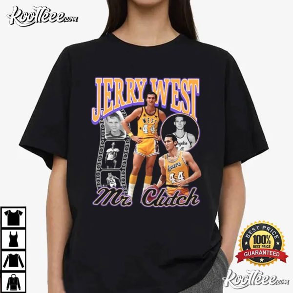 Jerry West Mr Clutch T-Shirt