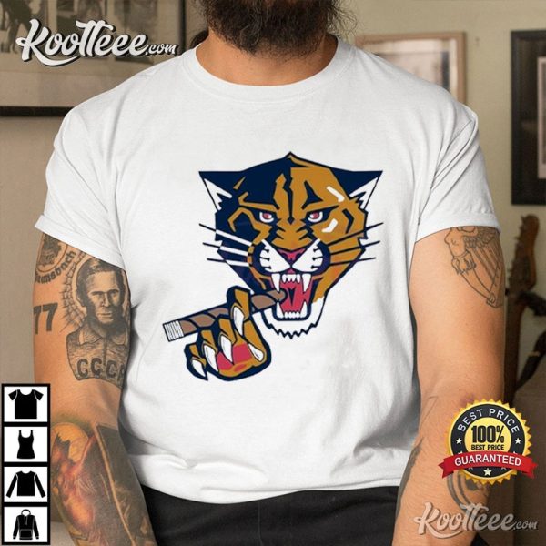 Florida Panthers Cats In Four Smoke T-Shirt