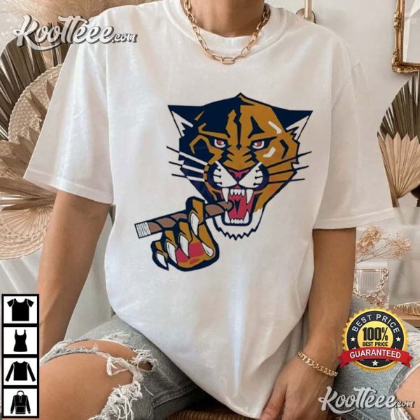 Florida Panthers Cats In Four Smoke T-Shirt