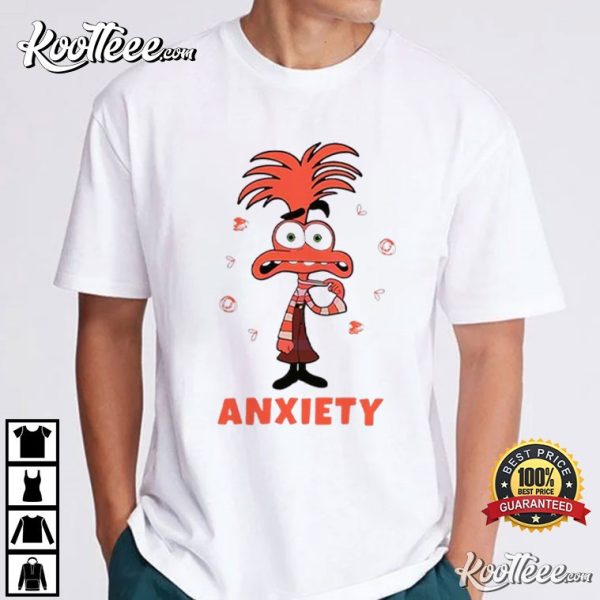 Inside Out Anxiety Disney Character T-Shirt