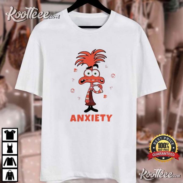 Inside Out Anxiety Disney Character T-Shirt