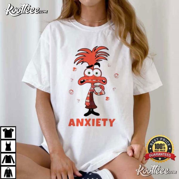 Inside Out Anxiety Disney Character T-Shirt